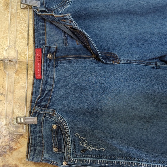 20 Beaded Embellished Bermuda Shorts Denim Jean Jorts Cosmopolitan - Picture 5 of 12